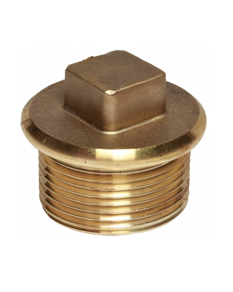 Tapón de tubo de bronce, 1/2"