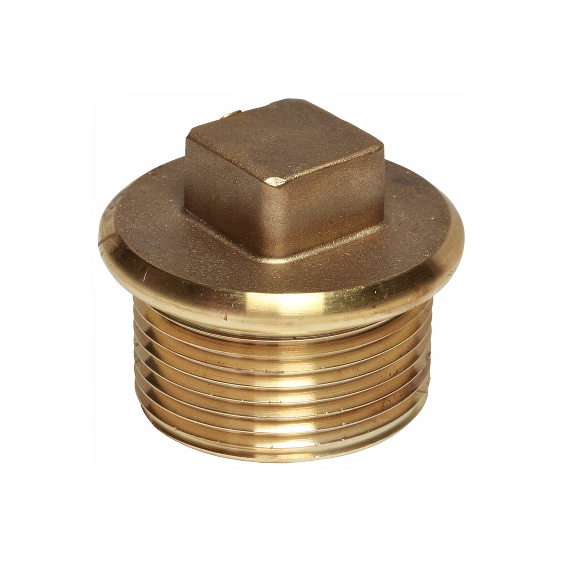 Bronze pipe plug, 1/2"